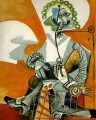 El mosquetero y la pipa 1968 cubismo Pablo Picasso